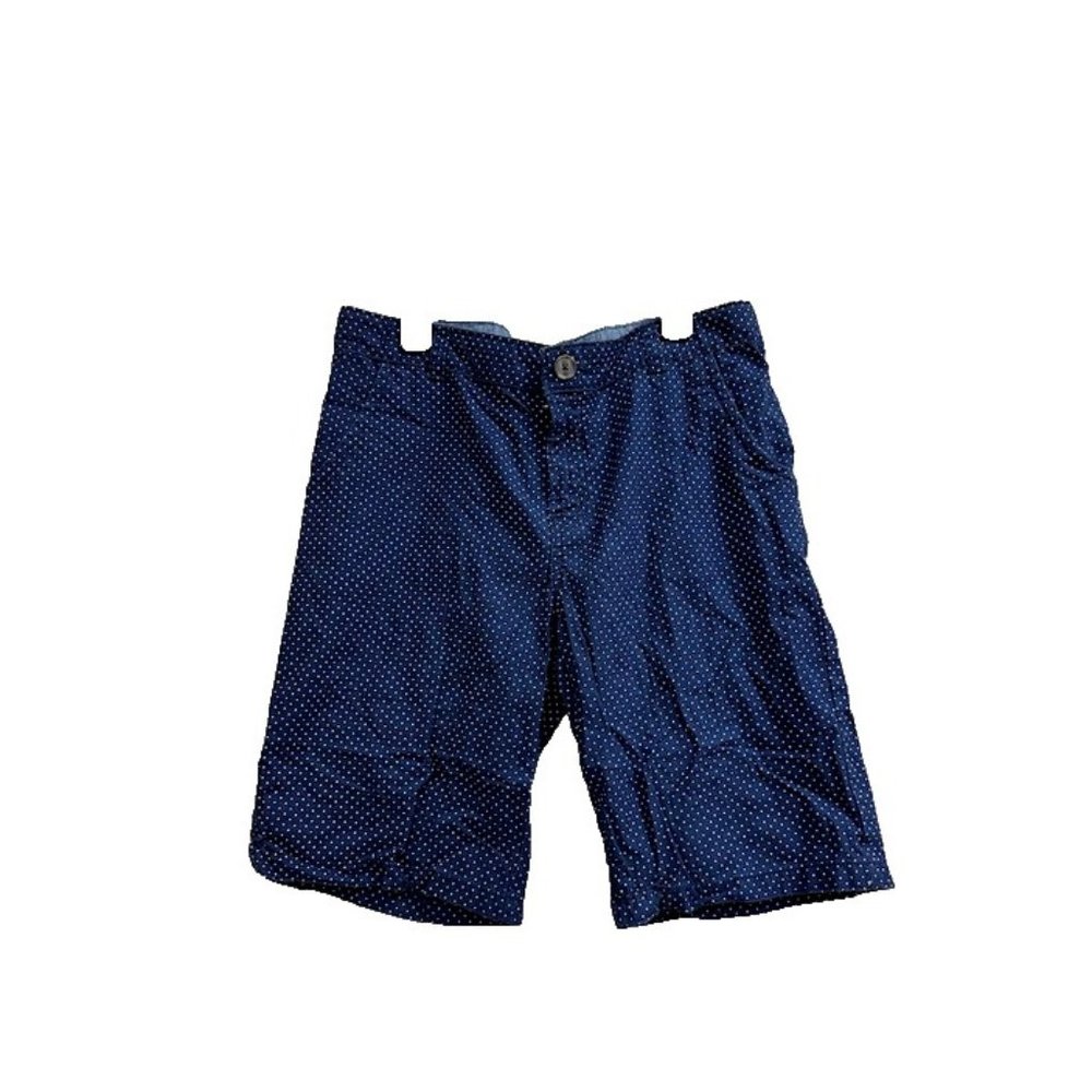 Cat & Jack Modern Boy's Size 16 Blue Shorts in White Polka Dot Pattern OO944AFA